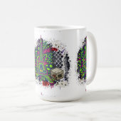 Mug Tour Eiffel Graffiti Néon Urbain (Devant droit)