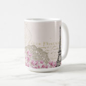 Mug Tour Eiffel Meilleure Destination de Mariage Paris (Devant droit)