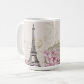 Mug Tour Eiffel Meilleure Destination de Mariage Paris (Devant gauche)