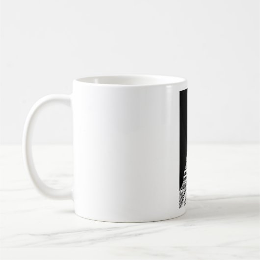 Mug Tour Eiffel noir blanc (Gauche)