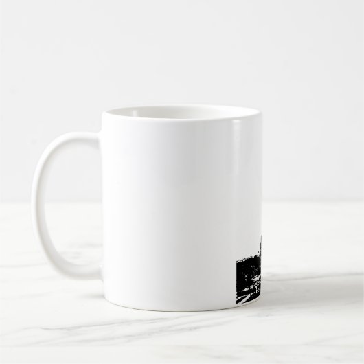 Mug Tour Eiffel noir et blanc (Gauche)
