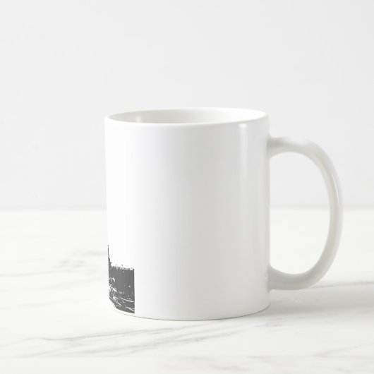 Mug Tour Eiffel noir et blanc (Droite)