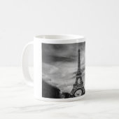 Mug Tour Eiffel noir et blanc Paris France (Devant gauche)