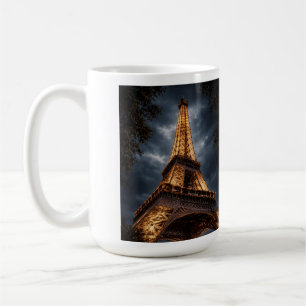 Mug Tour Eiffel Nuit Paris Art – Lumière Romantique de