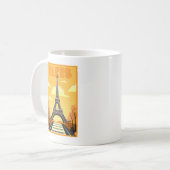 Mug Tour Eiffel Paris Art Déco (Devant gauche)