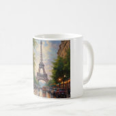 Mug Tour Eiffel Paris Travel Vintage Retro Art (Devant droit)