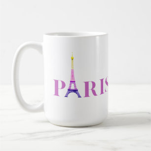 Mug Tour Eiffel-Paris-Vibrant et Coloré-