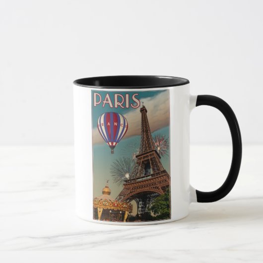 Mug Tour Eiffel vintage (Droite)