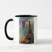 Mug Tour Eiffel vintage (Gauche)