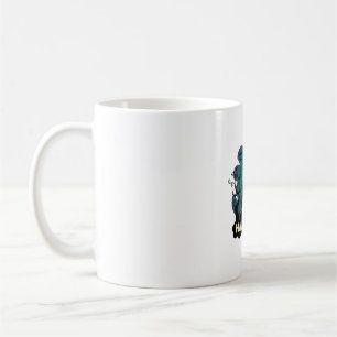 Mug Tour horloge chauves-souris fantôme de la maison h