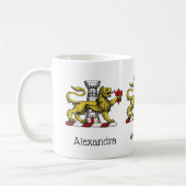 Mug Tour Lion Emblème de la Crête Fleur de Lis C (Gauche)