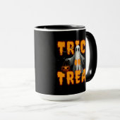 Mug tour ou friandise halloween épouvantable fantôme c (Devant droit)