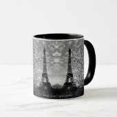 Mug Tour vintage Paris Eiffel (Devant droit)