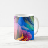 Mug Tourbillon abstrait coloré (Devant droit)