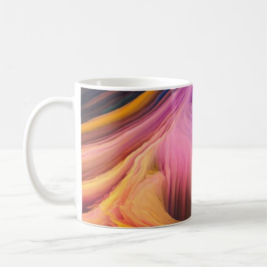 Mug Tourbillon abstrait coloré (Gauche)