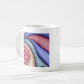 Mug Tourbillon d'aquarelle (Devant gauche)