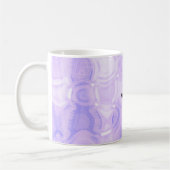 Mug Tourbillon d'art circulaire Vintage violet (Gauche)