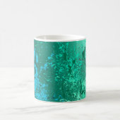 Mug Tourbillon de menthe Art abstrait à éclaboussures (Centre)