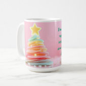 Mug Tourbillon de Noël pastel (Devant gauche)