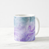 Mug Tourbillon de nuage bleu et violet (Devant droit)