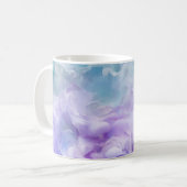 Mug Tourbillon de nuage bleu et violet (Devant gauche)