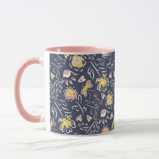 Mug Tourbillon floral (Gauche)