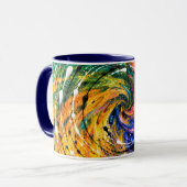 Mug Tourbillon peint (Devant gauche)
