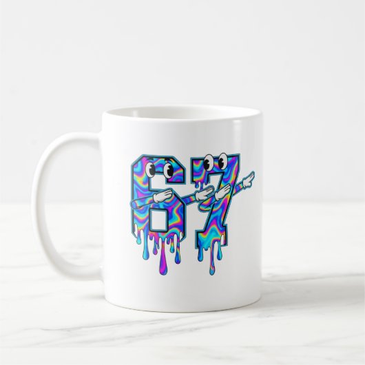Mug Tourbillon Six Sept Dab Drip 6 7 Mème de Dabbing , (Gauche)