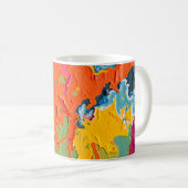 Mug Tourbillonnement abstrait (Devant droit)