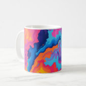 Mug Tourbillonnement abstrait (Devant gauche)