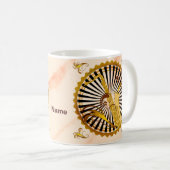 Mug Tourbillons de saxophone (Devant droit)