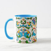 MUG TOURBILLONS FLORAUX BLEUS DE LA RENAISSANCE FLOREN (Gauche)