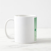 Mug Tourbillons Floraux Verts et Fleurs Blanches (Gauche)