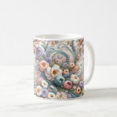Mug Tourbillons floraux Whimsical en Pastel (Devant droit)