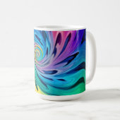 Mug Tourbillons multicolores (Devant droit)