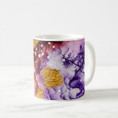 Mug Tourbillons orientaux en or Peinture Abstraite (Devant droit)