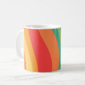 Mug Tourbillons rétro colorés 60s (Devant gauche)