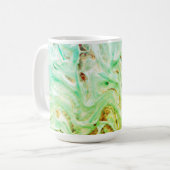 Mug Tourbillons verts Icy (Devant gauche)