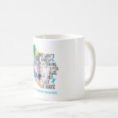 Mug Tourette's Syndrome Awareness Ribbon Support Cadea (Devant droit)