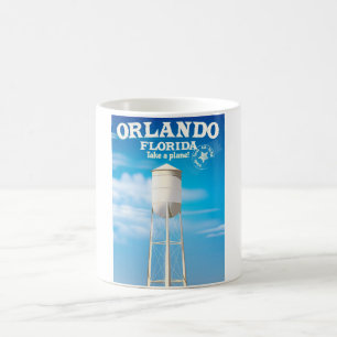 Mug Tourisme d'Orlando, Floride tour d'eau impression.