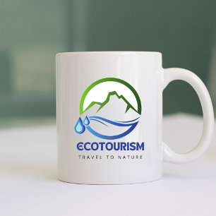 Mug Tourisme écologique Voyage à Nature Mountain Water