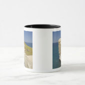 Mug Touristes sur la falaise à Tunnel Beach (Centre)