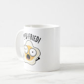 Mug Tourne à oeufs poivrés Funny frits (Devant gauche)
