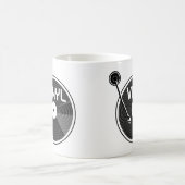 Mug Tourne-disque vinyle noir et blanc (Centre)