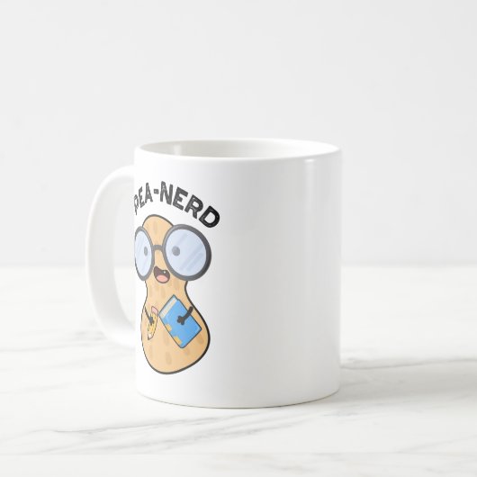 Mug Tourne Nerd de cacahuètes nerd (Devant gauche)