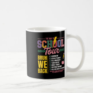 Mug Tournée Rétro éclair Abcd Retour à l'école Teac