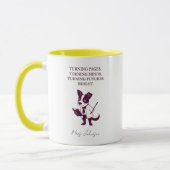 Mug Tourner des pages, changer les esprits, illuminer (Gauche)