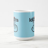 Mug Tourner les idiots de boue (Centre)