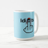 Mug Tourner les idiots de boue (Devant droit)