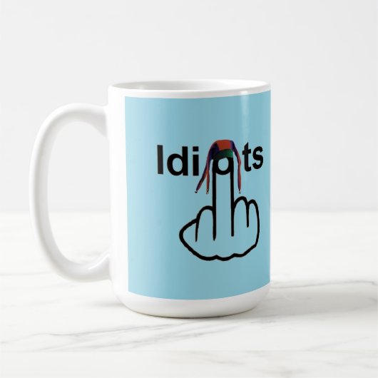Mug Tourner les idiots de boue (Gauche)